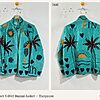 Palm Sunset Velvet Suzani Jacket