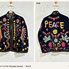 Peace Dove Velvet Suzani Jacket