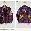 Peace Dove Velvet Suzani Jacket