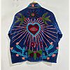Sacred Heart Love Velvet Suzani Jacket