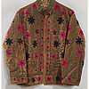 Tree of Life Vine Velvet Suzani Jacket