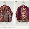 Tree of Life Vine Velvet Suzani Jacket