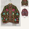 Tulip & Bird Garden Velvet Suzani Jacket