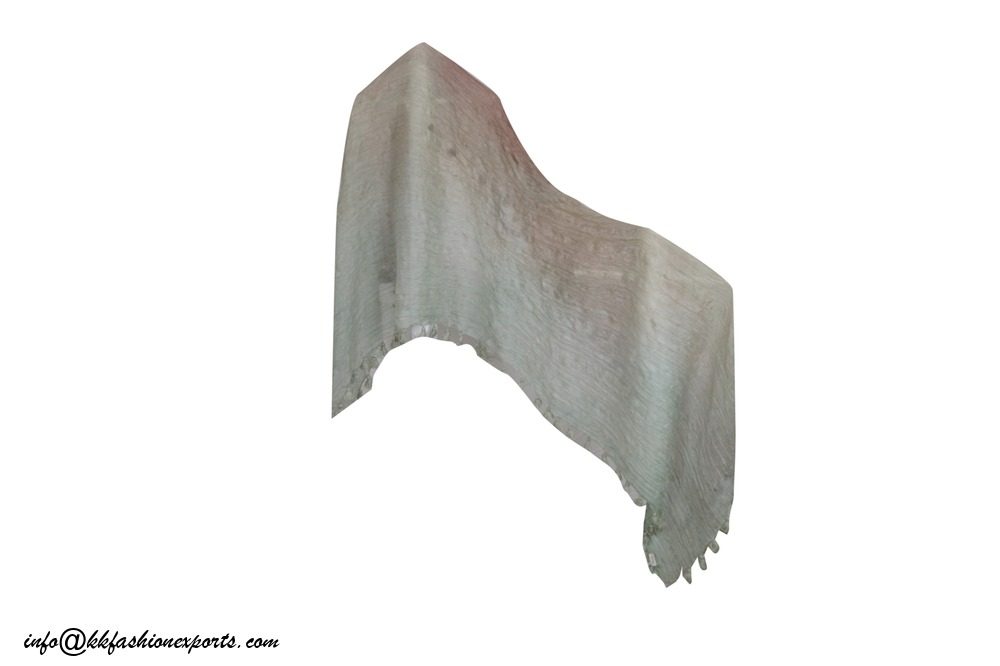 Silk 4 Side Tassels Scarf 8584