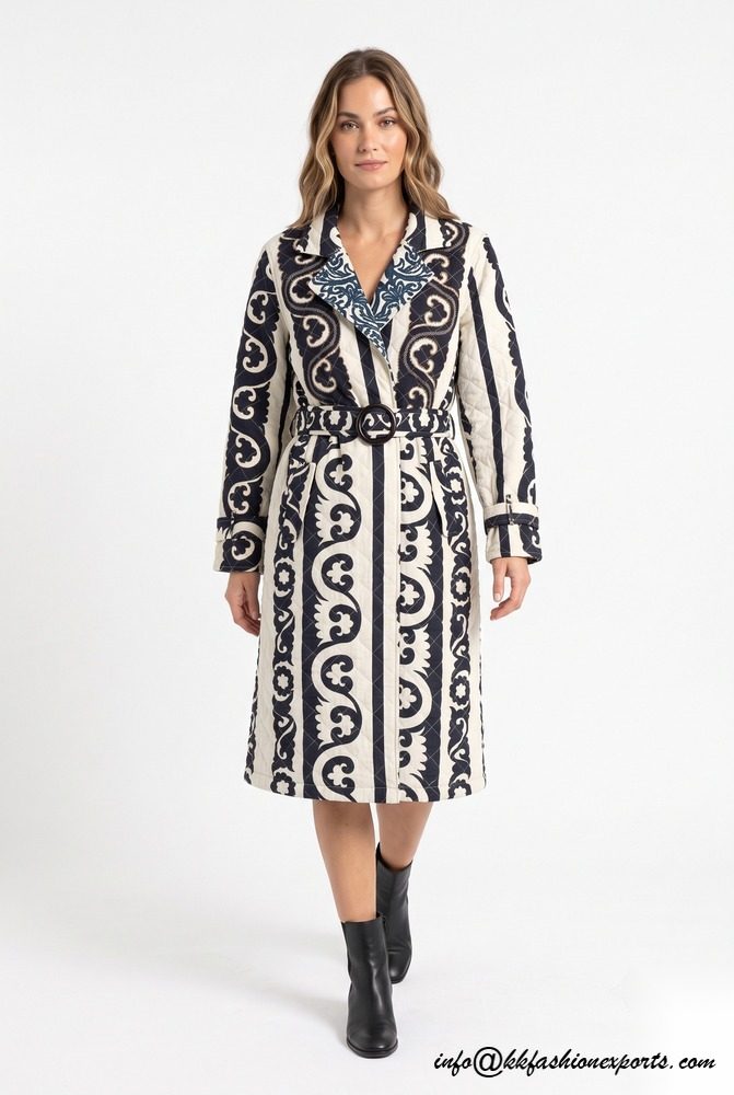 Cotton Printed Quilted Jacket 30002