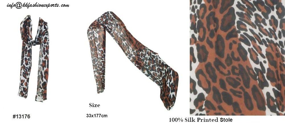 Silk Printed Scarf 13176