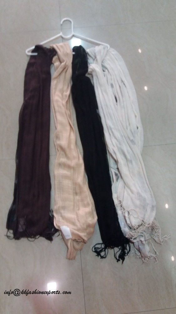 Viscose slab Solid Dyed Stole 14891