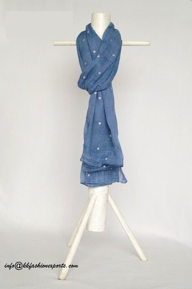 Cotton Solid Dyed Scarf 15058
