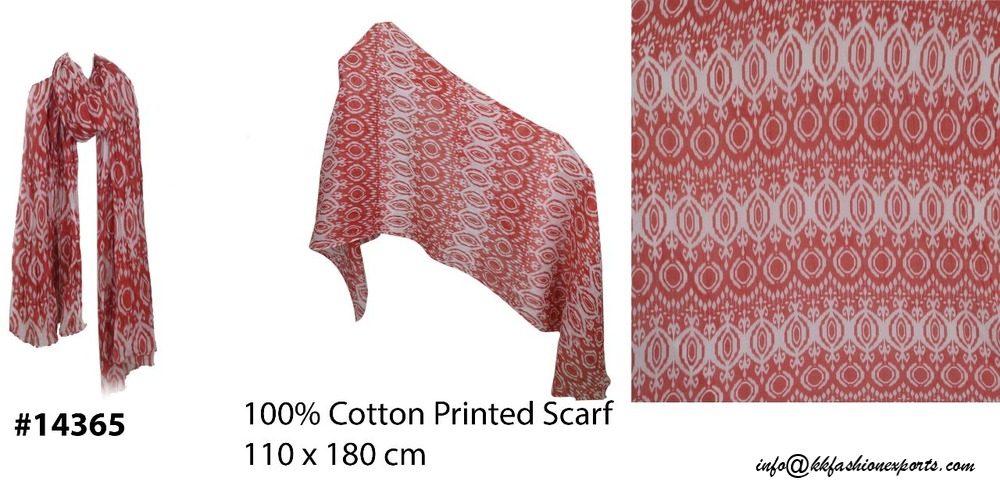 Cotton Printed Scarf 14365