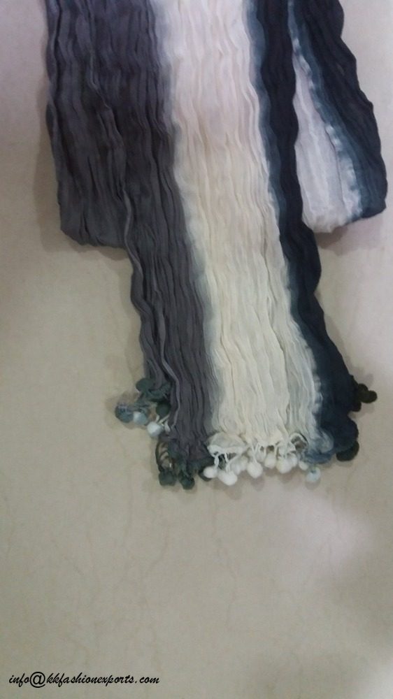 Cotton Solid Dyed Stole 12846