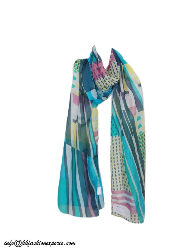 Silk Printed Stole 13963