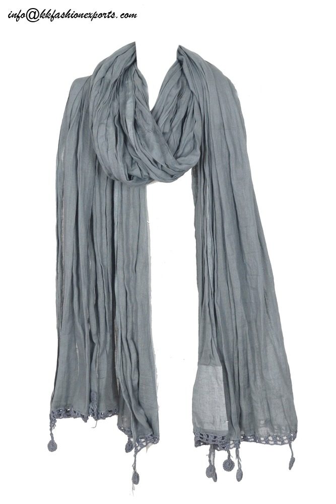 Cotton Solid Dyed Scarf 13327