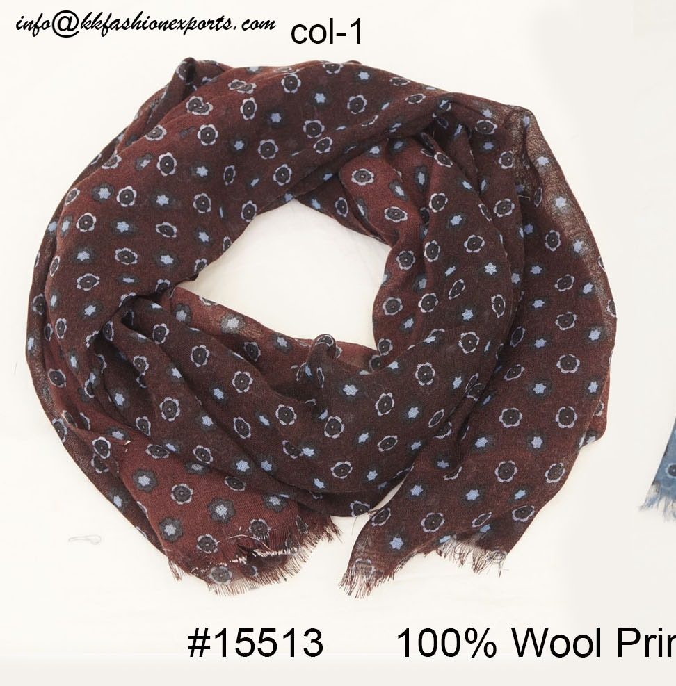 Wool Printed Stole 15513