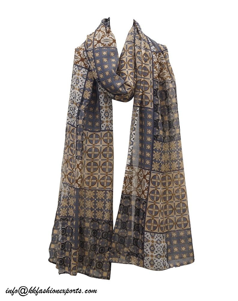 Polyester Printed Scarf 15080