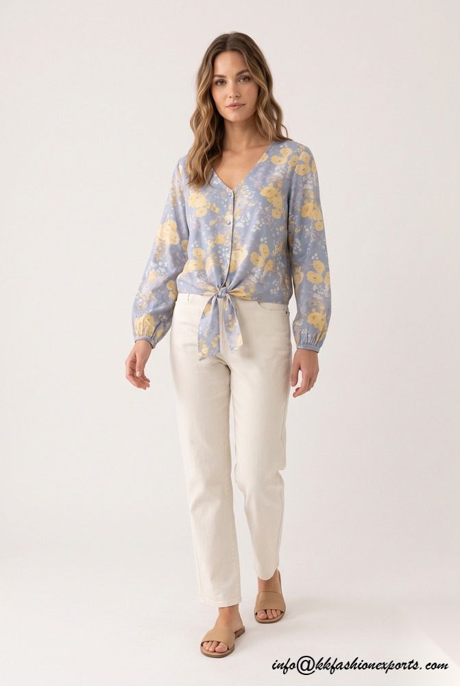 Rayon Printed Top WT24