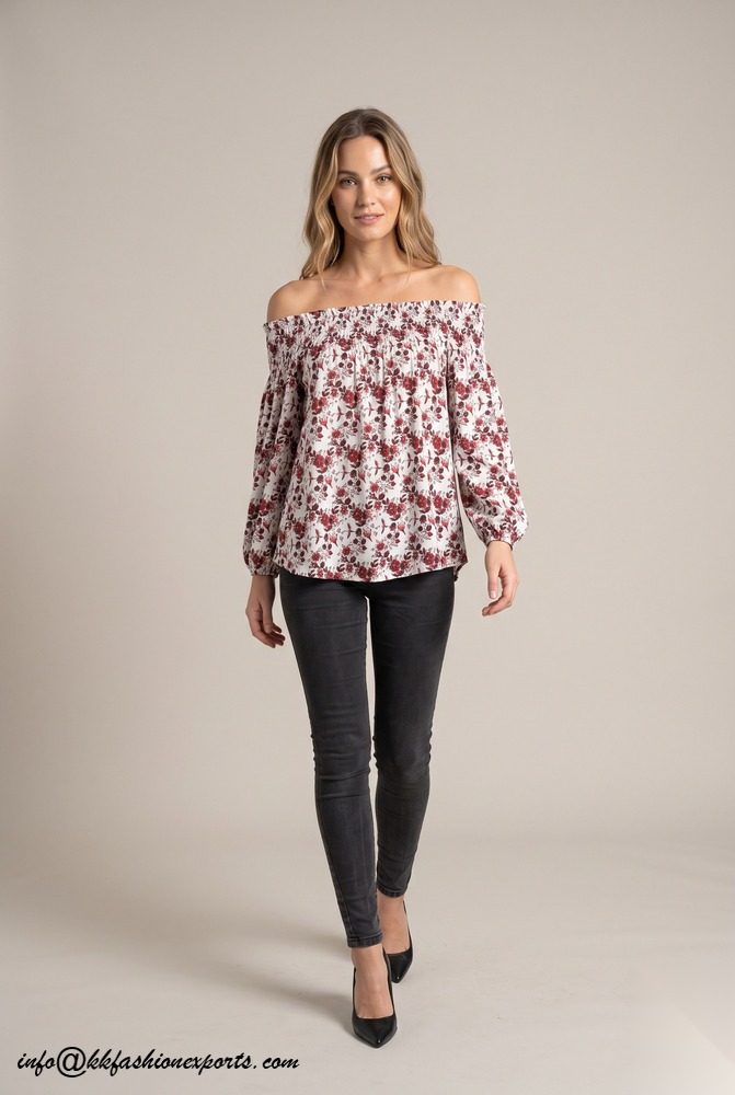 Cotton Printed Top CJ412T