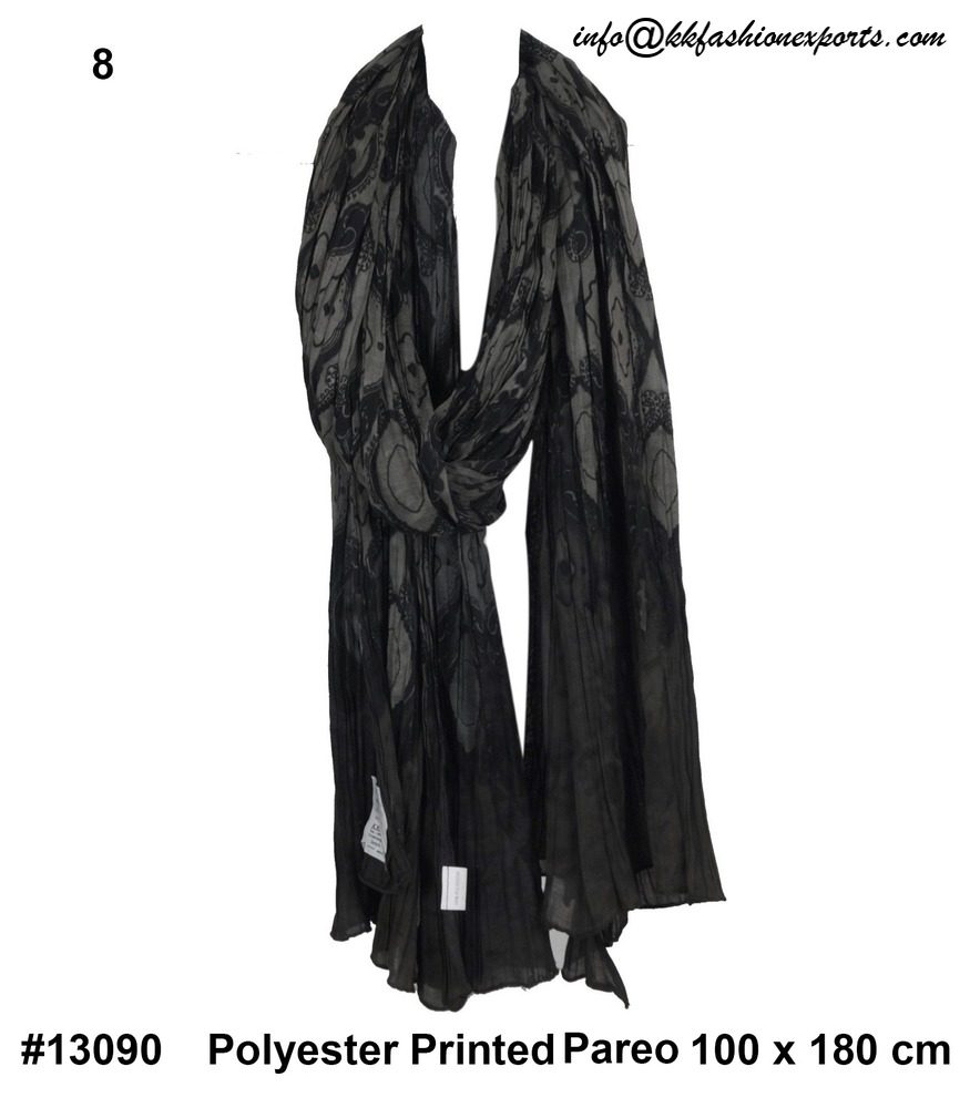 Polyester Printed, Spray Printed Scarf 13090