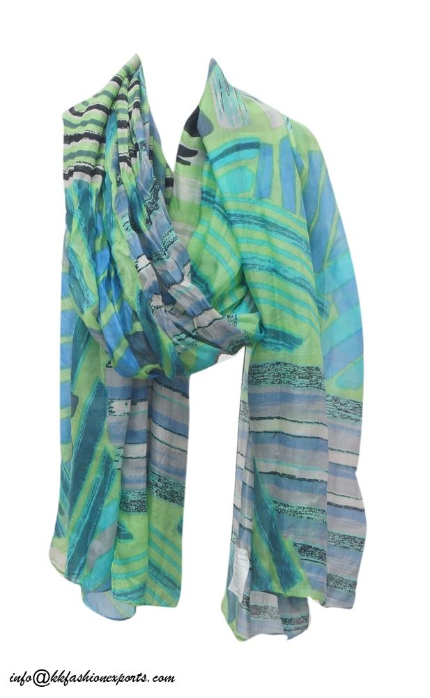 Silk Printed Scarf 13962