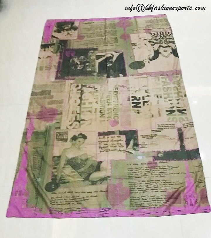 Polyester Printed Scarf 14083