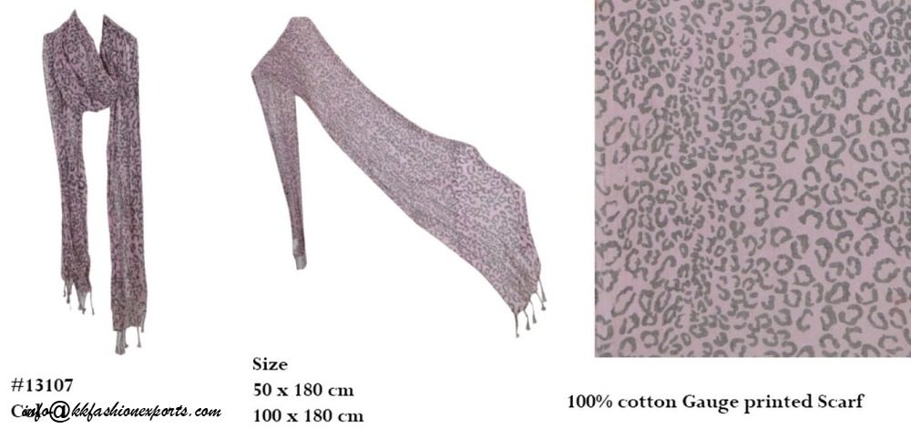 Cotton Printed Stole 13107