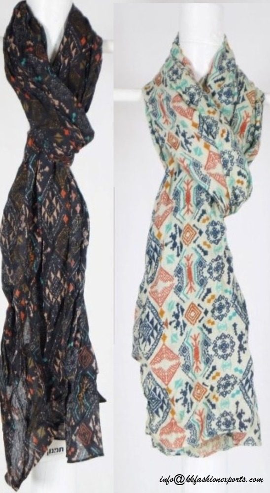 Viscose Yarn Dyed Stole 14167