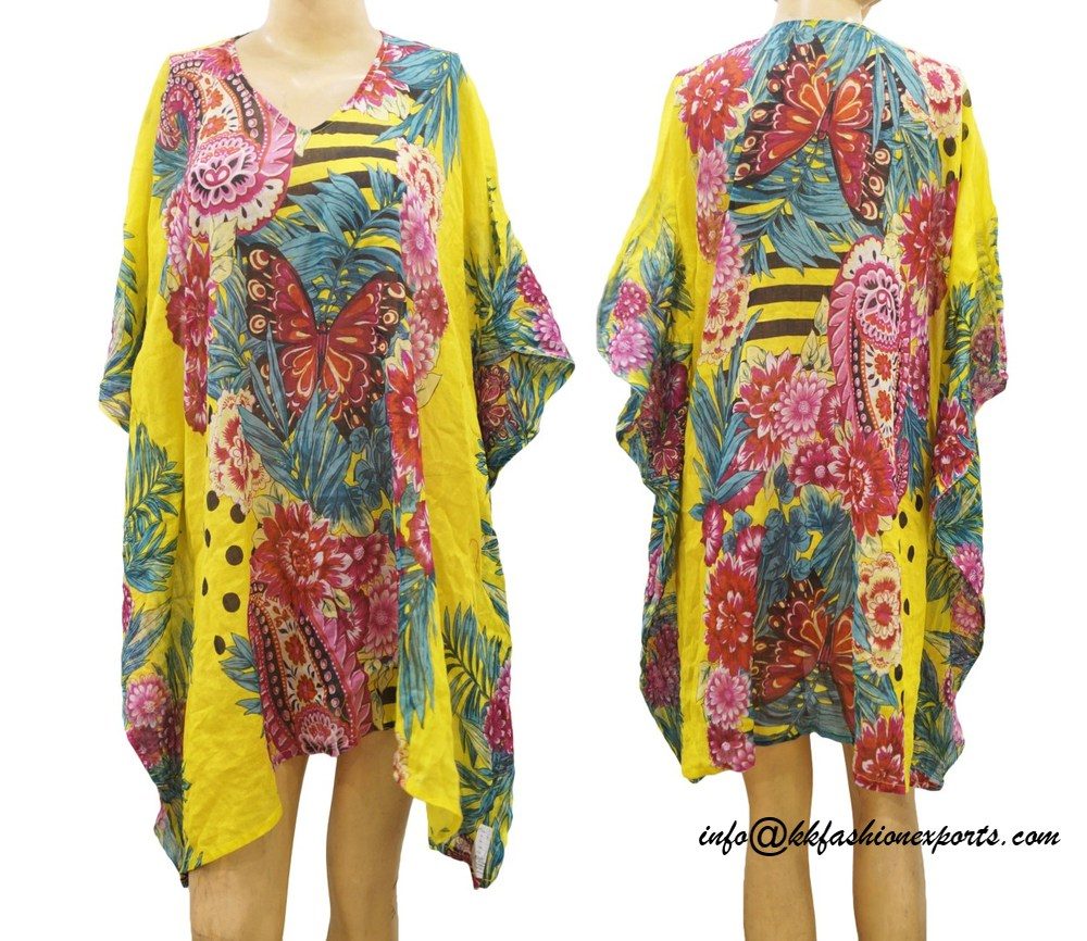 Cotton Printed Kaftan/Poncho CP14599K
