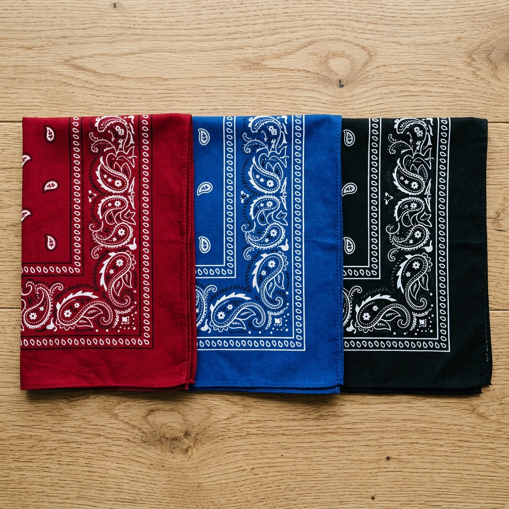 Custom Printed Cotton Bandanas Wholesale