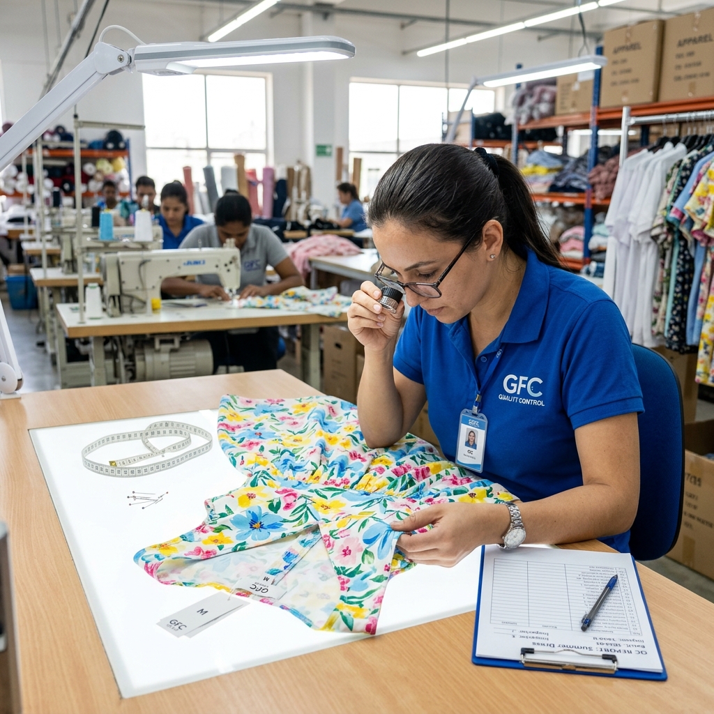 Ladies Dresses Manufacturing and Quality Inspection